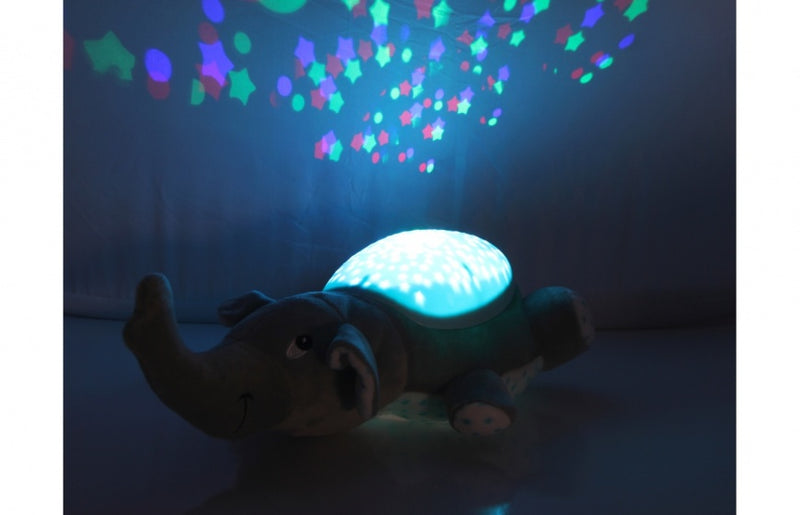 Load image into Gallery viewer, Jamara Dreamy Elephant nachtlamp led 32 cm grijs blauw