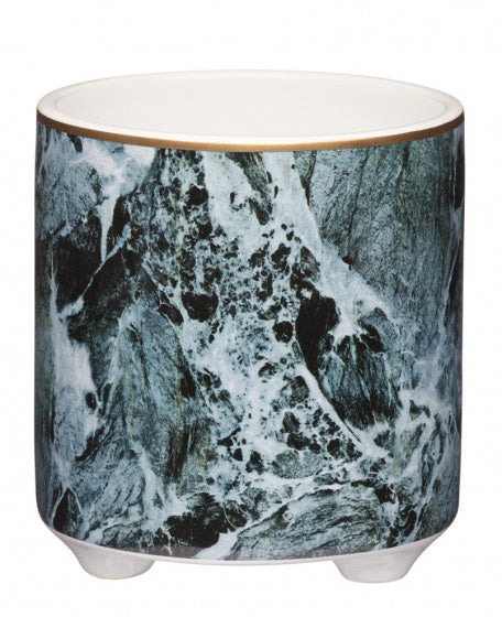 Load image into Gallery viewer, Kitchencraft Bloempot 10 x 5 cm keramiek blauw