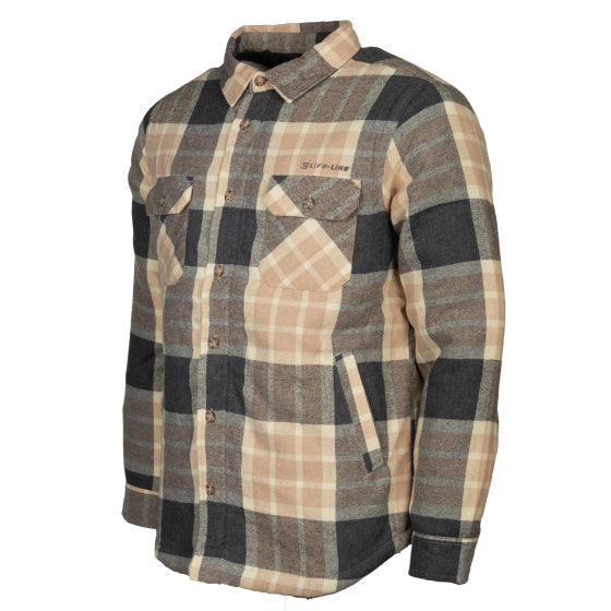 Load image into Gallery viewer, Life line Jervis Padded Flannel Shirt heren beige maat XXL