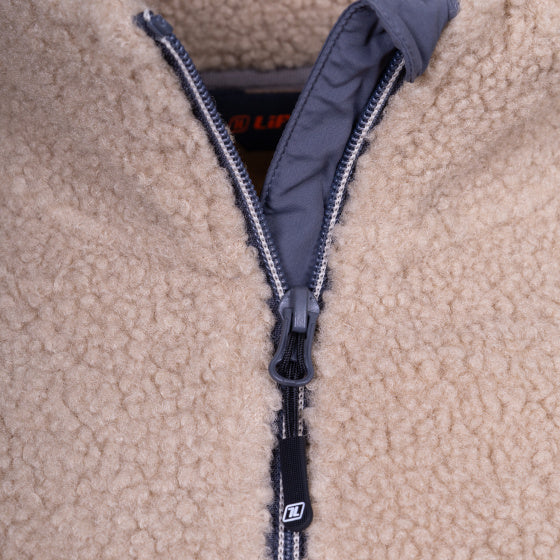 Load image into Gallery viewer, Life line Lorne Sherpa Fleecejas dames beige maat 4XL