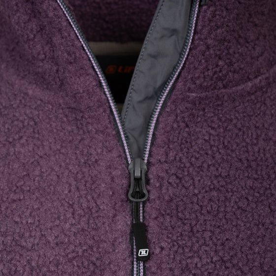 Load image into Gallery viewer, Life line Lorne Sherpa Fleecejas dames paars maat 4XL