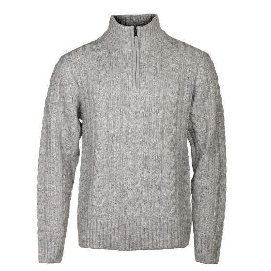 Load image into Gallery viewer, Life line Marcel sweater knit half zip heren lichtgrijs maat 4XL
