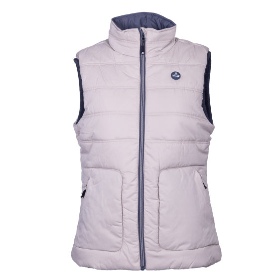 Load image into Gallery viewer, Life line Tully Fake Down bodywarmer dames beige maat 4XL