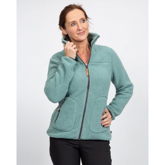 Load image into Gallery viewer, Life line Wendy fleecevest dames groen maat 4XL