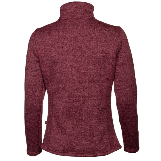 Load image into Gallery viewer, Life line Willemijn fleecevest dames bordeaux maat S
