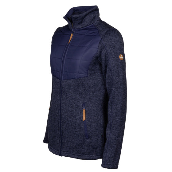 Load image into Gallery viewer, Life line Willemijn fleecevest dames donkerblauw maat 3XL