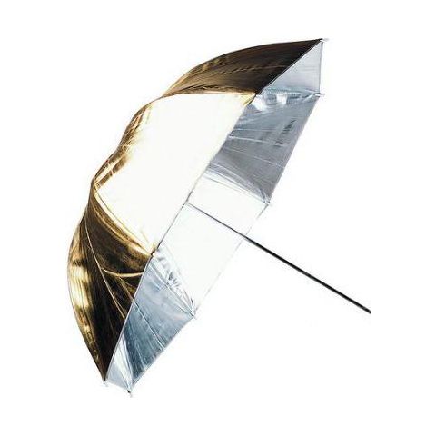 Load image into Gallery viewer, Linkstar Flitsparaplu PUK-84GS Zilver Goud 100 cm (Omkeerbaar)