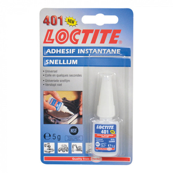 Load image into Gallery viewer, secondelijm 401 transparant 5 gram