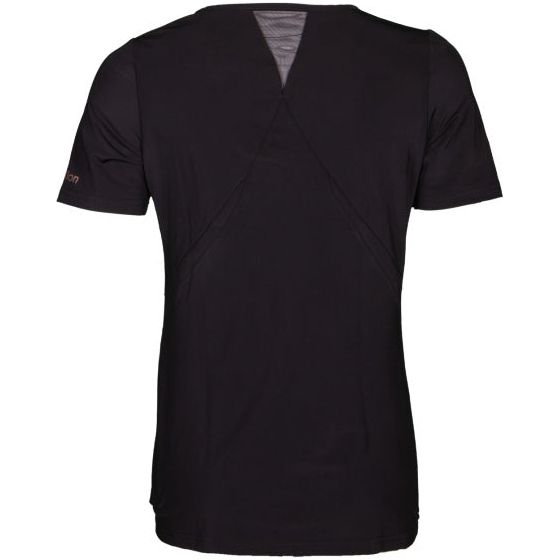 Load image into Gallery viewer, Papillon Fitness shirt s sl v-neck dames zwart maat M