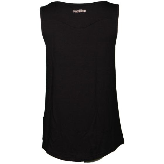 Load image into Gallery viewer, Papillon Singlet fitness shirt dames zwart maat 3XL