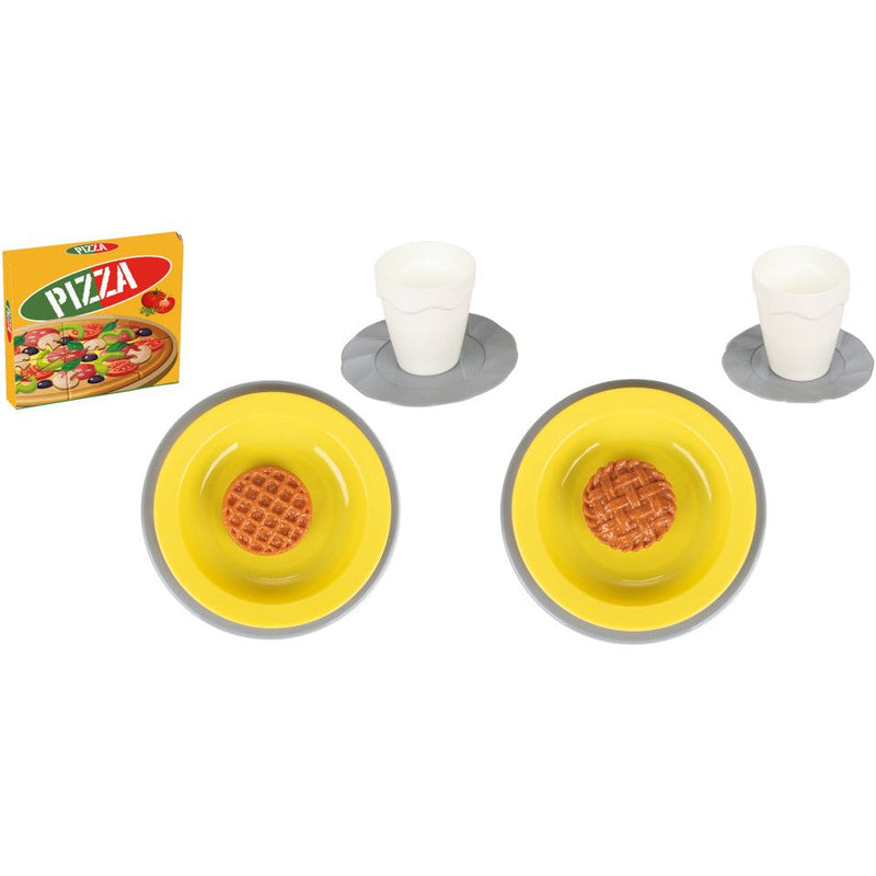 Load image into Gallery viewer, Pilsan Speelgoed pizzaset oranje 35-delig