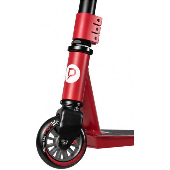 Load image into Gallery viewer, Playlife Stuntstep Kicker Red 82 cm aluminium zwart rood