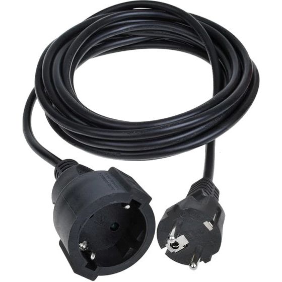 Load image into Gallery viewer, Proplus Verlengkabel Schuko 5 meter 3x1,0mm² zwart