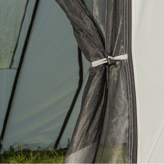 Load image into Gallery viewer, Proplus Zijwand met horrengaas voor opblaasbare partytent grijs