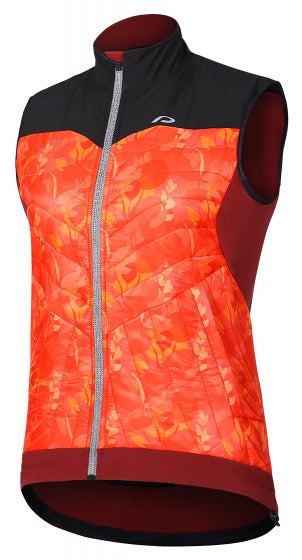 Load image into Gallery viewer, Protective Bodywarmer P-Painted Bird dames polyester rood mt 48