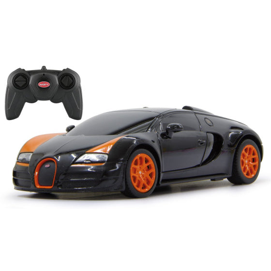 Load image into Gallery viewer, Rastar RC Bugatti Grand Sport Vitesse 27 MHz 1:24 zwart