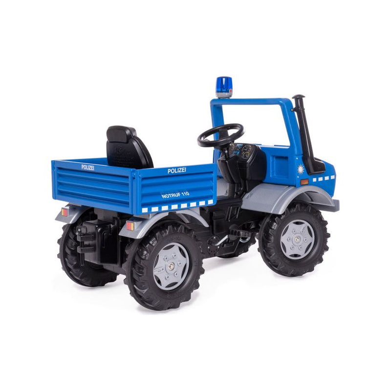 Load image into Gallery viewer, Rolly toys RollyUnimog Police Junior Blauw Zwart
