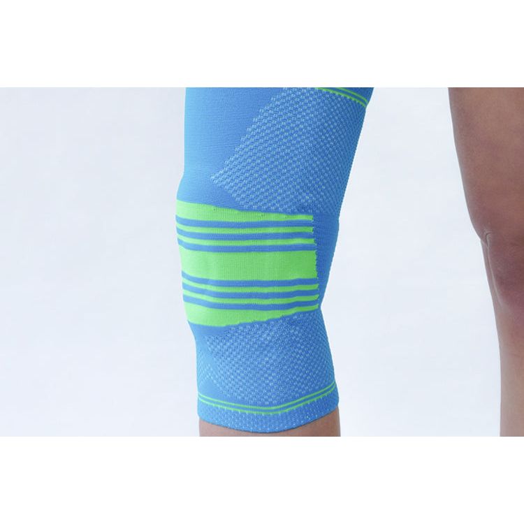Load image into Gallery viewer, Schaper Kniebrace Schapfix Sport textiel blauw groen maat L