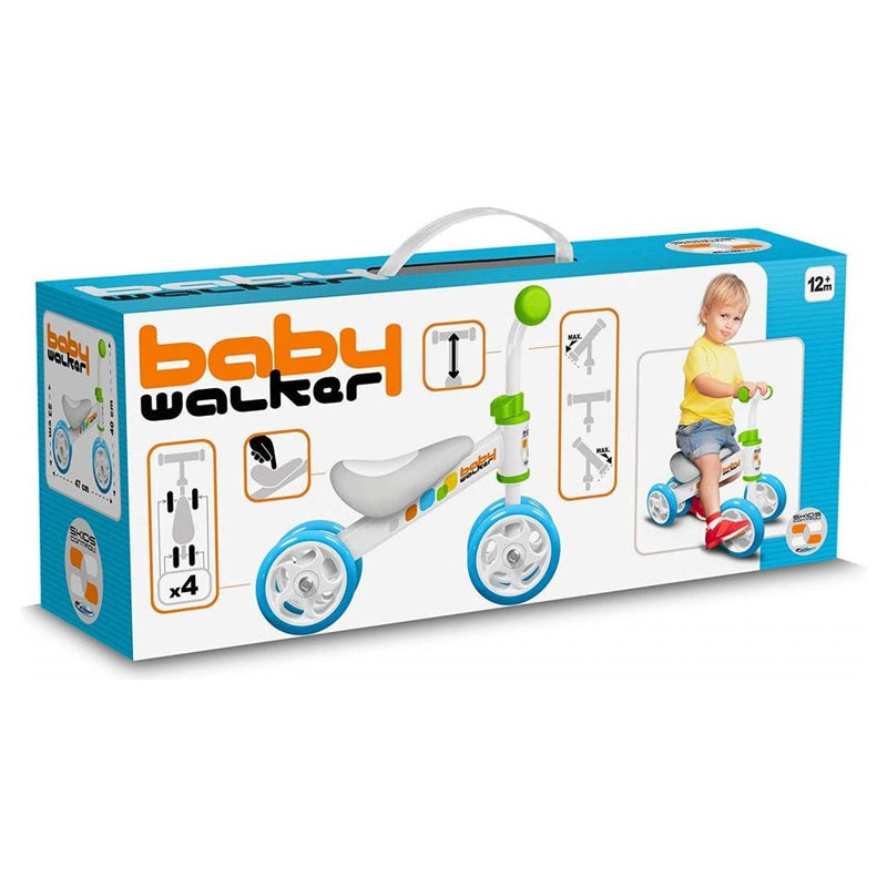 Load image into Gallery viewer, Loopfiets Junior Blauw Wit