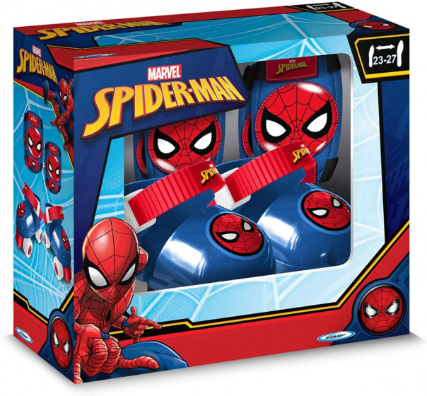Load image into Gallery viewer, Marvel Spider-Man Rolschaatsen met Bescherming Blauw Rood maat 23-27
