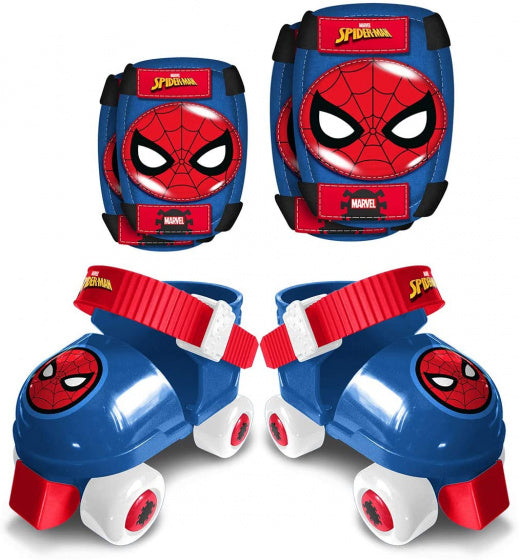 Load image into Gallery viewer, Marvel Spider-Man Rolschaatsen met Bescherming Blauw Rood maat 23-27