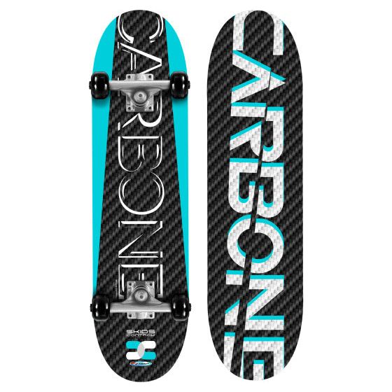 Load image into Gallery viewer, Skids control Skids Control skateboard carbone zwart blauw wit