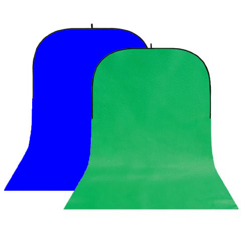 Load image into Gallery viewer, StudioKing Background Board BBT-10-07 Groen Blauw 400x150 cm