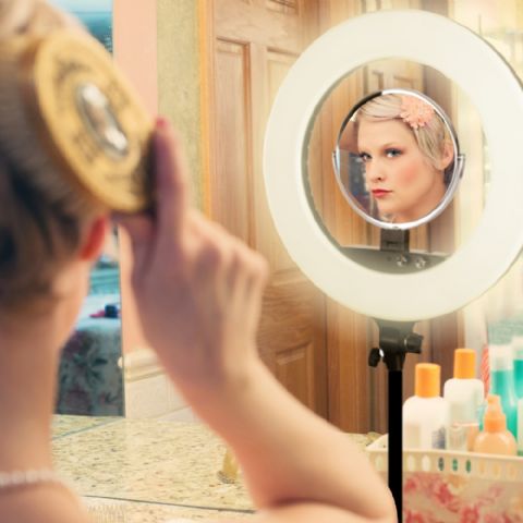 Load image into Gallery viewer, StudioKing LED Ringlamp Set LED-480ASK op 230V