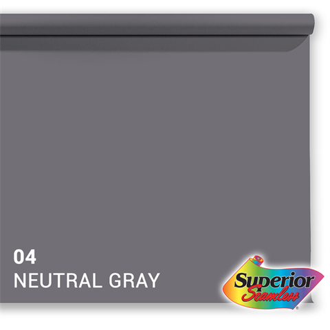 Load image into Gallery viewer, Superior achtergrondpapier 04 neutral grey 1,35 x 11m