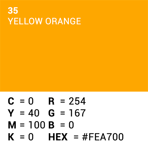 Load image into Gallery viewer, Superior achtergrondpapier 35 yellow-orange 1,35 x 11m