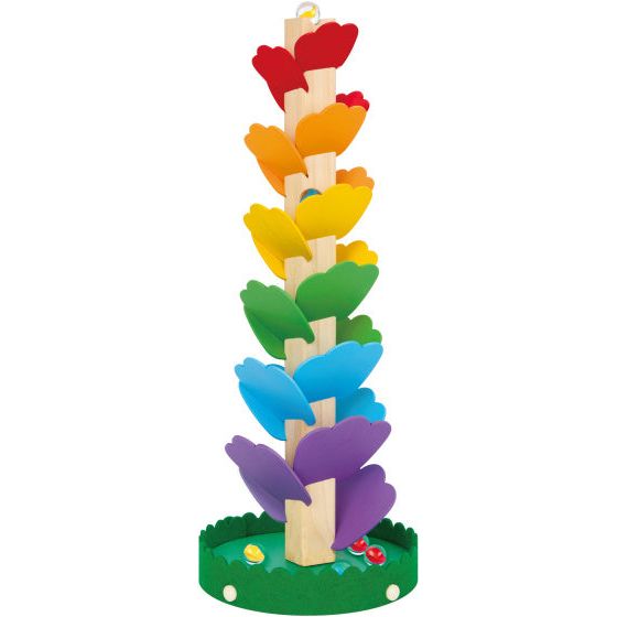 Load image into Gallery viewer, Tooky toy Educatieve Houten Knikkertoren met Melodie 7-delig
