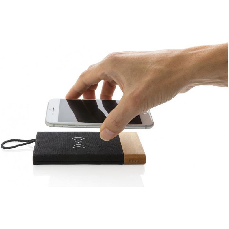Load image into Gallery viewer, Xd xclusive Powerbank Bamboo X 5000 mAh bamboo zwart naturel