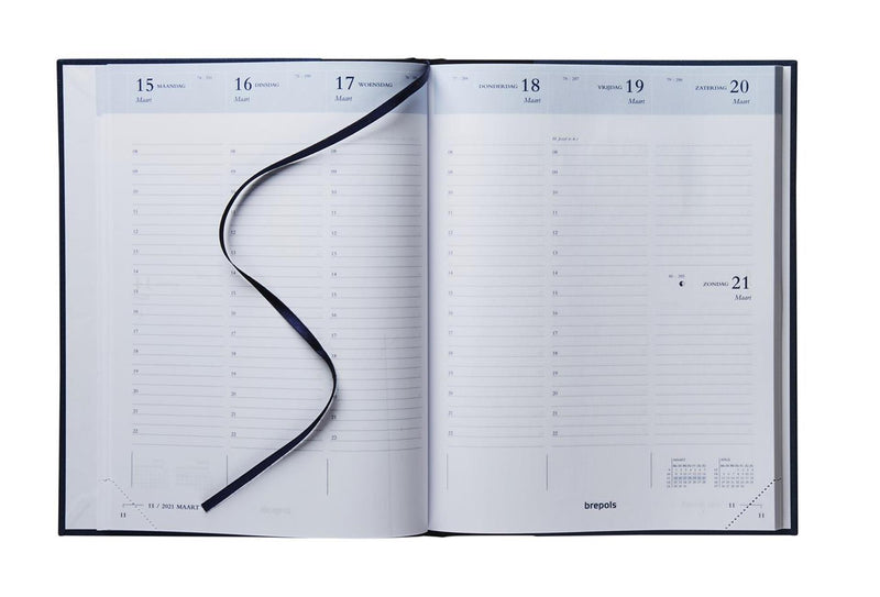 Load image into Gallery viewer, Brepols agenda timing week nl 2026 lima rood
