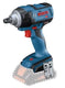 Bosch accu slagmoeraanzetter gds 18v-300 (c g accu en lader niet meegeleverd, pin, ring, klem)