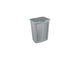 Curver victor wasbox met deksel 60 liter zilver antraciet 24x45x57cm