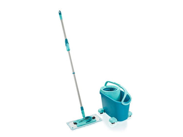 Leifheit clean twist m vloerwisser ergo set klittenband mobiel - compleet systeem met wieltjes