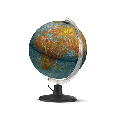 Atmosphere globe - dag nacht geographical globe - 30cm - nederlandstalig - wereldbol