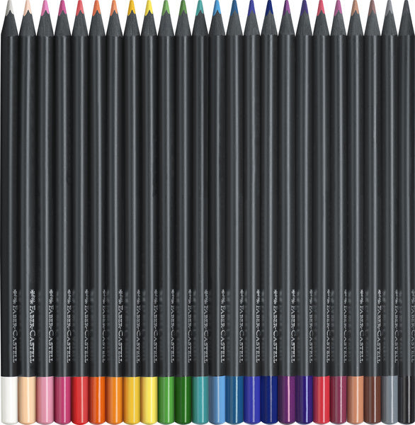 Load image into Gallery viewer, Faber castell fc-116424 kleurpotloden black edition in etui 24 stuks
