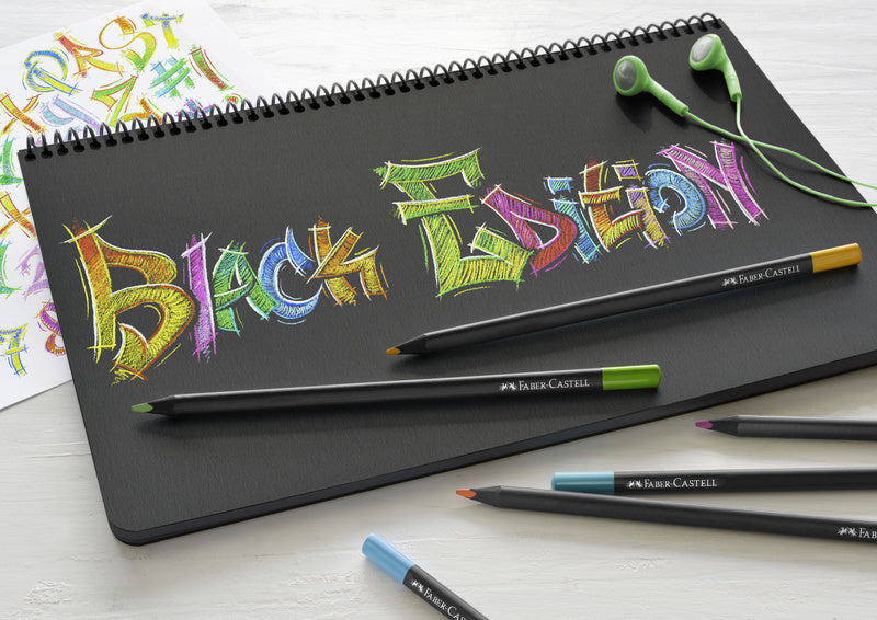 Load image into Gallery viewer, Faber castell fc-116424 kleurpotloden black edition in etui 24 stuks
