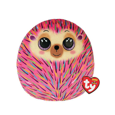 Ty squish a boo hildee pink hedgehog, 20cm