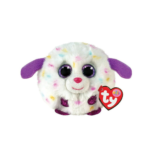 Ty puffies knuffelbal lam munchkin 10 cm