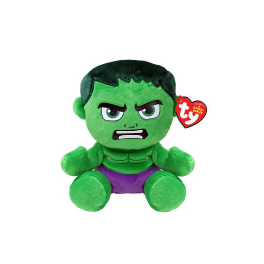 Ty beanie babies marvel avengers knuffel hulk 15 cm