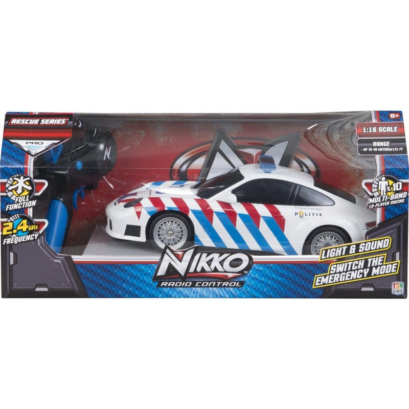 Load image into Gallery viewer, Nikko rc porsche politie 1:16 + licht en geluid
