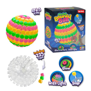 Toi-toys fun maak je eigen stuiterbal 6,5cm met licht