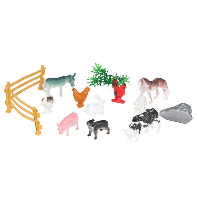 Afbeelding laden in galerijviewer, Toi-toys animal world speelset -boerderij- 14dlg in koker
