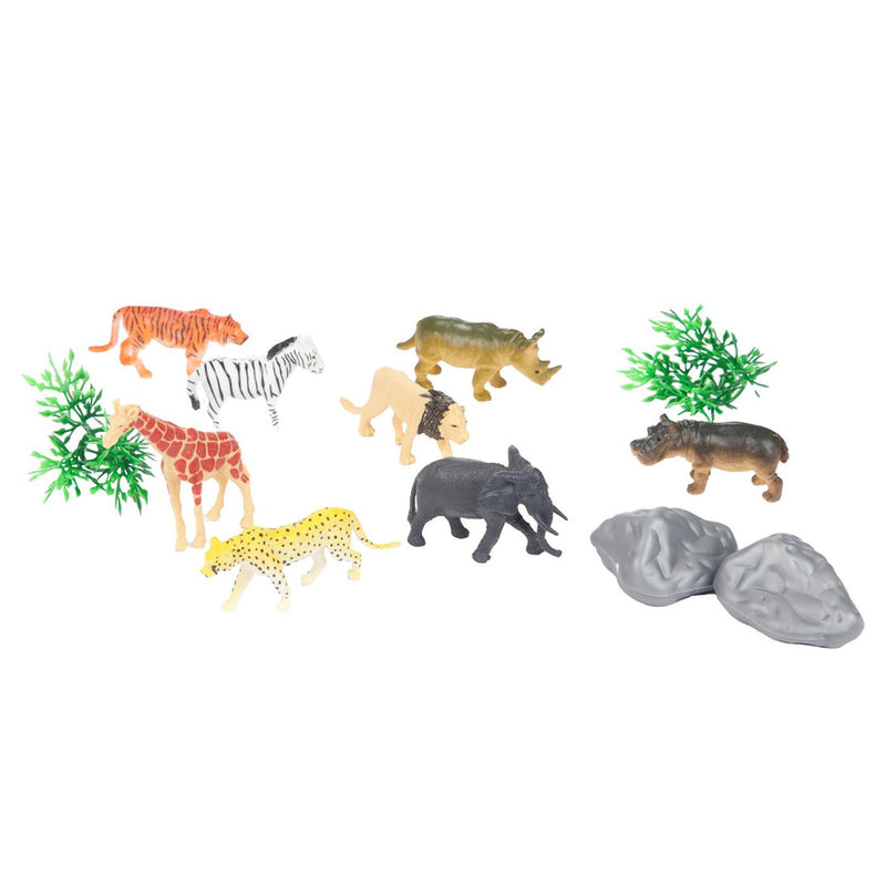 Afbeelding laden in galerijviewer, Toi-toys animal world speelset -wilde dieren-12dlg in koker
