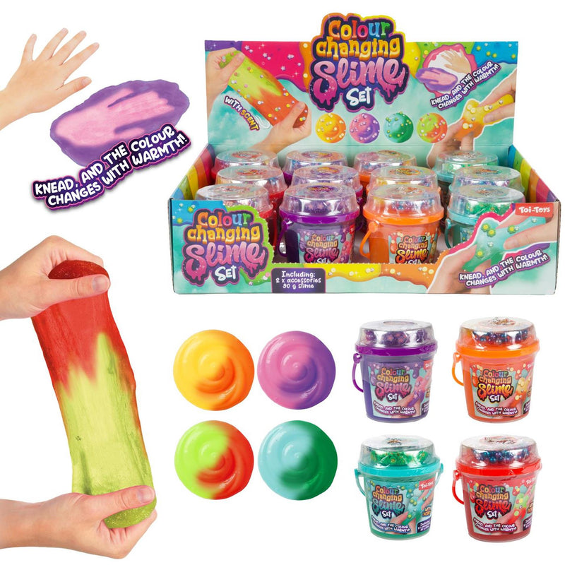 Chargez l'image dans la visionneuse de la galerie, Toi-toys slime slijmset s met geur -color change- +acc 4ass
