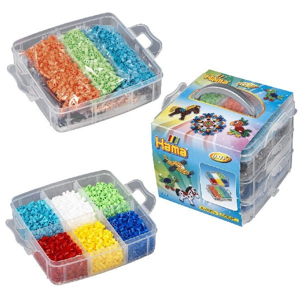 Load image into Gallery viewer, Hama strijkkralen storage box small 6000 stuks
