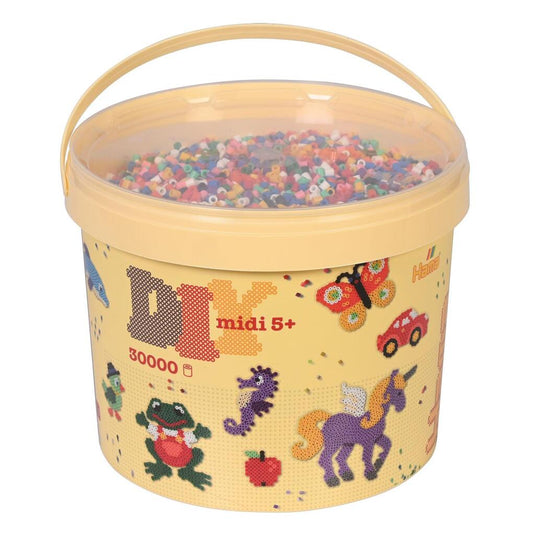 Hama strijkkralen midi emmer 30000 stuks