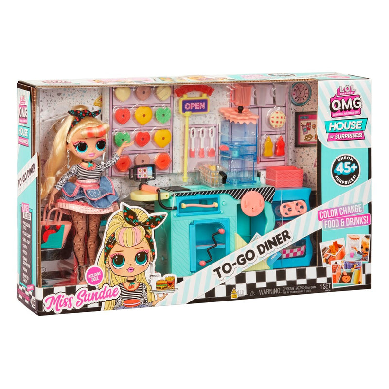 Load image into Gallery viewer, L.O.L. Surprise L.O.L Surprise O.M.G. House To-Go Diner Speelset
